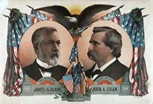 Blaine Prints: For president, James G. Blaine. For vice president, John A