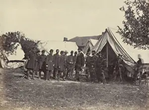 Antietam Prints: President Lincoln on battle-field of Antietam, October, 1862