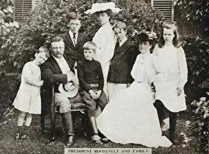 President Collection: President Roosevelt and his family