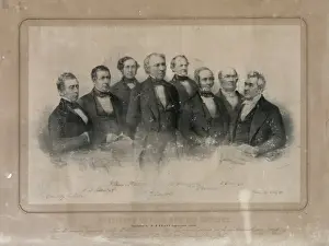 President Taylor and his cabinet
