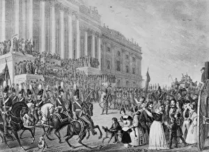 Presidential Prints: Presidential inauguration of Wm. H. Harrison in Washington C