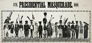 Presidential Prints: Presidential masquerade, 1776, 1880