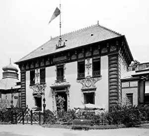 Journalism Prints: Press Pavilion, Exposition Universelle, Paris, 1889