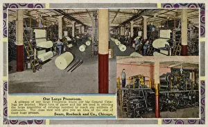 Pressroom, Sears Roebuck & Co, Chicago, Illinois, USA