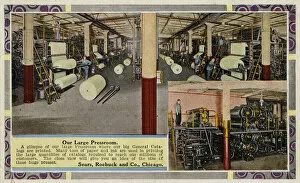 Images Dated 2nd March 2018: Pressroom, Sears Roebuck & Co, Chicago, Illinois, USA
