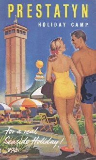 Umbrellas Collection: Prestatyn Holiday Camp, for a real seaside holiday
