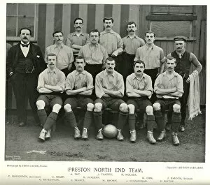 Sanders Collection: Preston North End Football Team