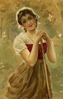 Pretty farm girl