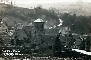 Cotswolds Prints: Pretty View of Snowshill, Cotswolds, Gloucestershire