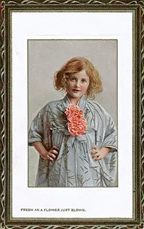 Blown Prints: Pretty Young Girl - Fresh as a Flower Just Blown
