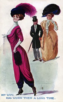 Reaction Collection: Pretty young woman in Harem Pants