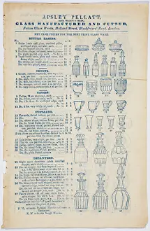 Price list, front cover