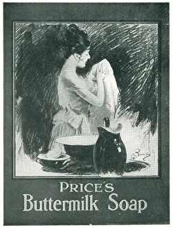 Washed Prints: Price's Buttermilk Soap Advertisement
