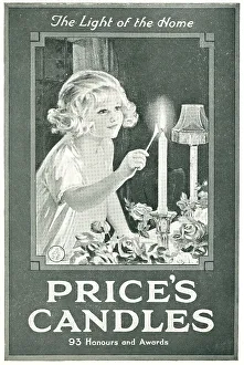 Candle Prints: Price's Candles Advertisement