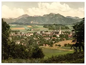Bavaria Prints: Prien on Chiemsee, Upper Bavaria, Germany