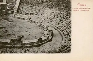 Priene Prints: Priene, Turkey - The Theatre