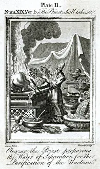 Purification Collection: Priest Eleazar conducting ritual purification