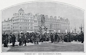 Images Dated 20th November 2019: Primrose Day 19 April 1900 Parliament Square