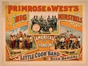 Minstrels Prints: Primrose & Wests Big Minstrels Americas champion Primrose