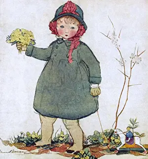 Posy Prints: Where Primroses Do Peep by Muriel Dawson