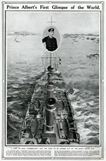 Cadet Prints: Prince Albert and HMS Cumberland by G. H. Davis