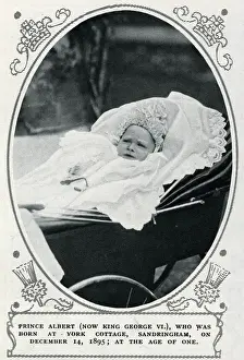 Prince Albert later George VI as a baby