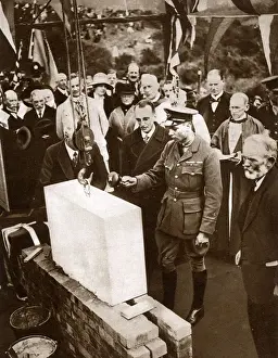 Lays Prints: Prince Albert lays foundation stone - Nautical School