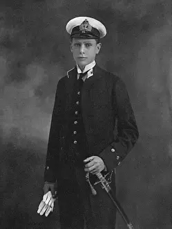 Prince Albert as a midshipman in the Royal Navy