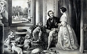 Windsor Gallery: Prince Albert and Queen Victoria in 1842