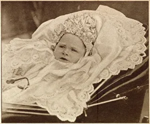 Prince Albert of York (later George V), who was born at York Cottage, Sandringham, on 14 December 1895. Date: 1896
