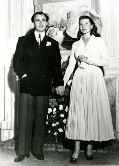 Khan Collection: Prince Aly Khan and Rita Hayworth after their wedding