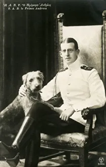 Images Dated 4th April 2019: Prince Andrew of Greece and Denmark