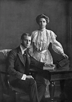 Battenberg Collection: Prince Andrew of Greece and Princess Alice of Battenberg