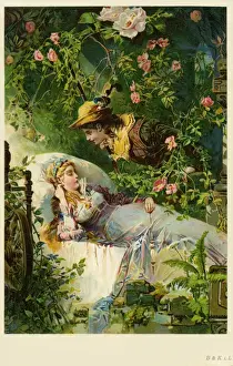 The Prince awakens Sleeping Beauty