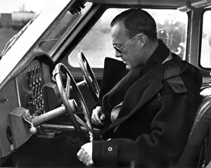 Bernhard Prints: Prince Bernhard of The Netherlands at the controls