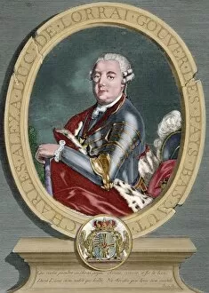 Images Dated 17th January 2013: Prince Charles Alexander of Lorraine (1712-1780). Engraving