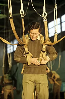 Prince Charles parachute training