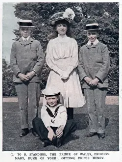 Prince David, Princess Mary, Prince Albert & Prince Henry