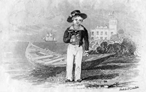 Images Dated 16th February 2016: Prince Edward as a boy in a sailor suit