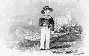 Images Dated 16th February 2016: Prince Edward as a boy in a sailor suit