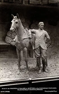 Butter Prints: Prince Edward, sculpted in butter, British Empire Exhibition