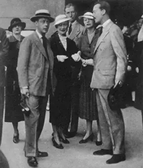 Prince Edward and Wallis Warfield Simpson on a Royal Cruise
