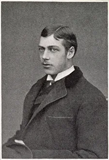 Prince George (1865 - 1936), later George V. Photograph taken when he was 19 years old. Date: 1884