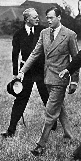 Prince George, Duke of Kent stylish checked twill suit, 1930 Prince George, Duke of Kent stylish checked twill suit, 1930