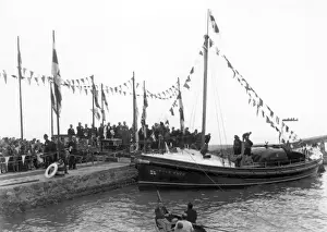 Prince George naming the new lifeboat, Walton, Essex