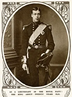 Prince George in Royal Navy uniform