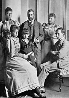 Marie Collection: Prince George of Wales and the Edinburgh family