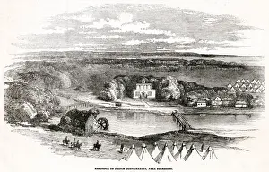 Bucharest Prints: Prince Gortschakoffs Residence, near Bucharest 1853