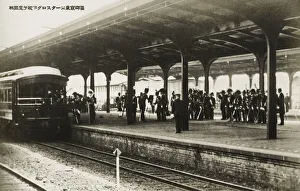 Prince Henry Duke of Gloucester and the Garter Mission in Japan to bestow upon Emperor Showa (Hirohito) (1901-1989) Prince Henry Duke of Gloucester and the Garter Mission in Japan to bestow upon Emperor Showa (Hirohito) (1901-1989)