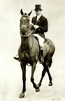 Prince Henry, Duke of Gloucester, on horseback